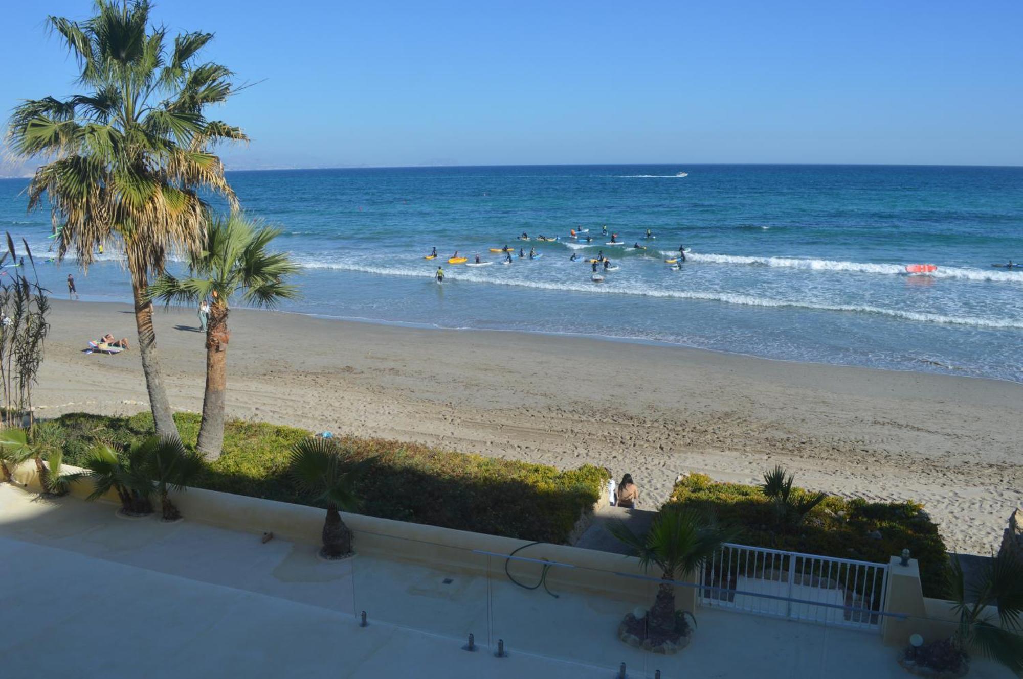 Maravilloso Apartamento Amanecer Cabo A Pie De Playa Y Mar En Chalet Roquetes アリカンテ エクステリア 写真